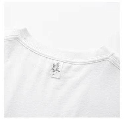 定番シンプル ルーズ カジュアル プリント全5色 半袖TシャツF-8763