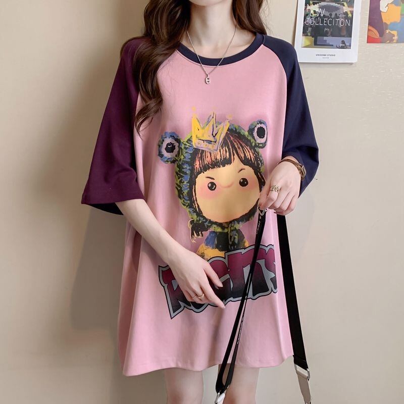 売れ筋 絶対流行 早い者勝ち 早い者勝ち カジュアル 2色選択 Tシャツ<F-11142>