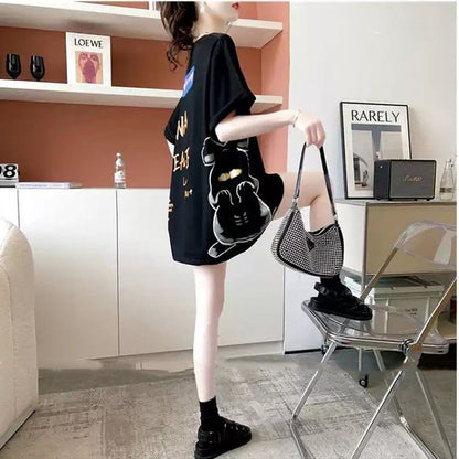 新商品 レース スウィートプリント 全2色 半袖Tシャツ ＜F-8715＞