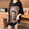 新作 特別デザイン アバンギャルド プリント全3色 半袖Tシャツ カットソー ＜F-8605＞