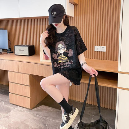 着回し力抜群 早い者勝ち 絶対流行 カジュアル 2色選択 Tシャツ<F-11579>