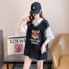 話題沸騰中 レイヤード風 オシャレ度満点 6色選択可 Tシャツ カットソー＜F-8362＞