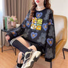定番シンプル sweet系可愛い 美感いっぱい 2色選択 スウェットF-10408