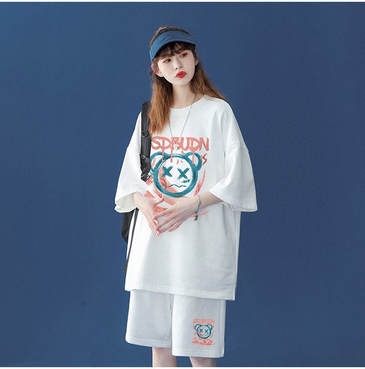早い者勝ち   半袖Ｔシャツⅹパンツセット全4色