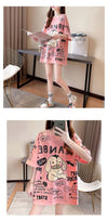 早い者勝ち   ファッション プリント半袖Tシャツ 全3色<F-4894>