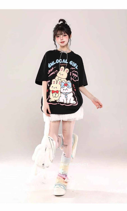 定番シンプル おしゃれ度高め 活躍する優秀アイテム プリント 3色 半袖 Tシャツ <F-10991>