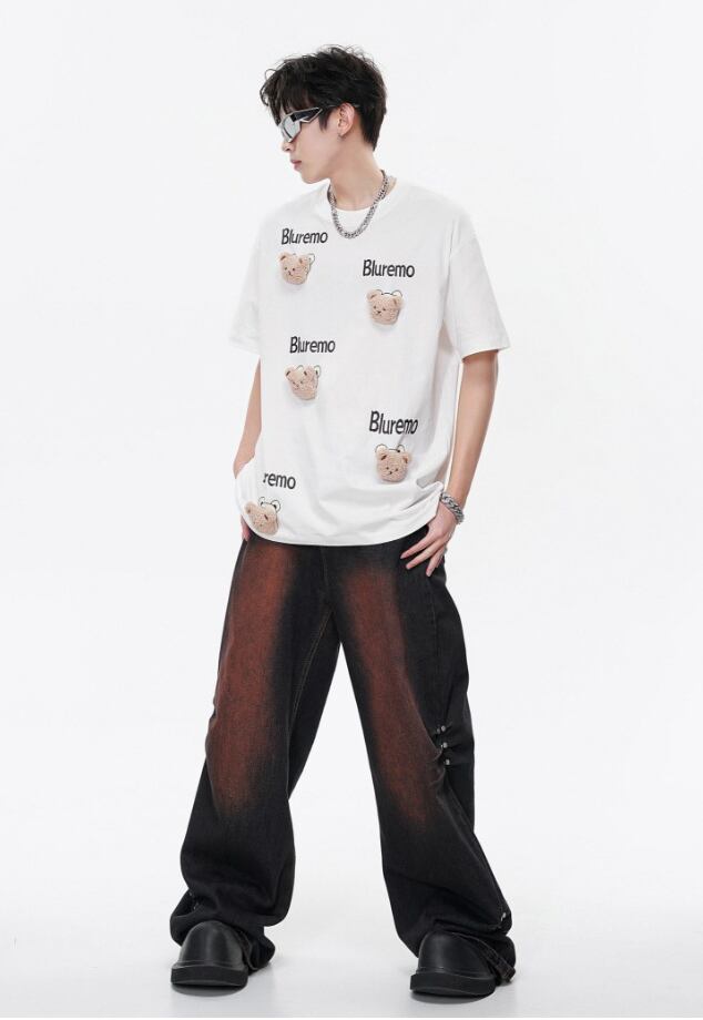 期間限定 ファッション 着回し力抜群 ゆったり 男女兼用 全3色 半袖Tシャツ＜F-9065＞