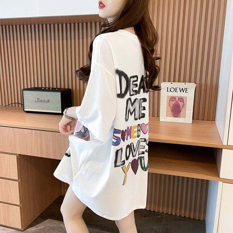 新商品 ファッション 個性派 プリント全3色 半袖Tシャツ カットソー ＜F-8604＞