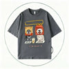 ゆったり 男女兼用 着心地良い クルーネック Tシャツ F-13181