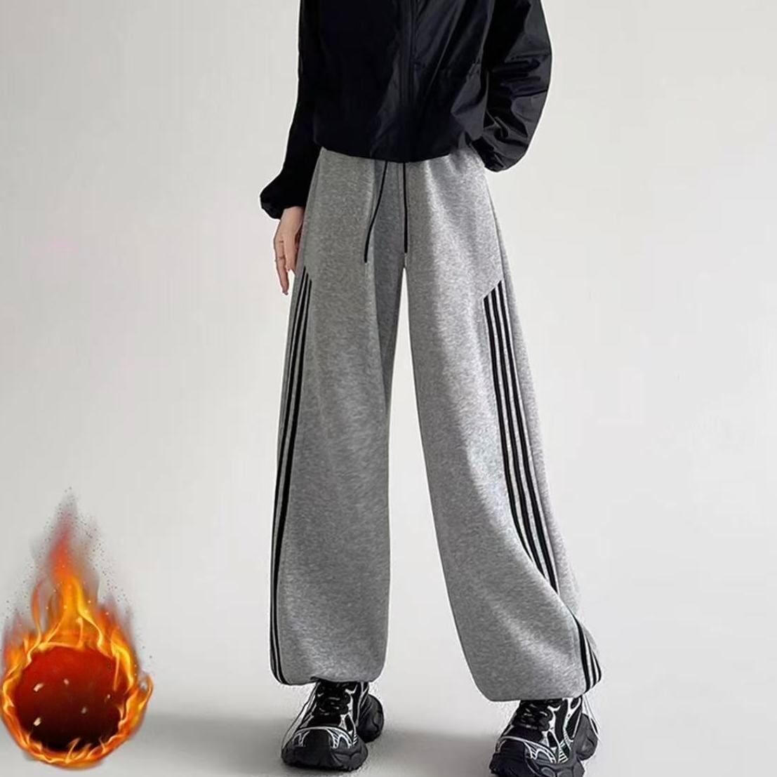 【裏起毛】合わせやすい 着?せ カジュアル 4色展開 男女兼用 スウェットパンツ F-12648