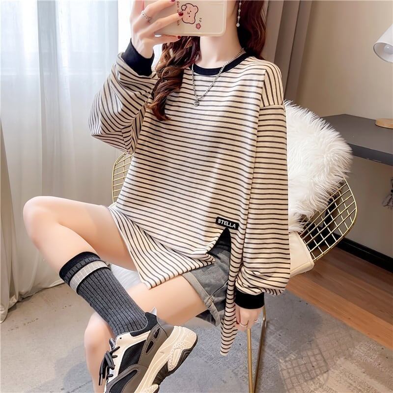 デザイン感   チャーミング Tシャツ カットソー＜F-3658＞