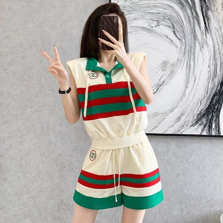 大活躍 シンプル ファッション 上品 ブラウスⅹパンツセット<F-6624>