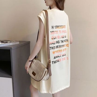 真夏も快適 着心地良い ファッション感満々 プリント全4色 ノースリーブ Tシャツ カットソー＜F-9161＞