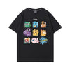 男女兼用 プリント 上質 半袖 Tシャツ F-13273