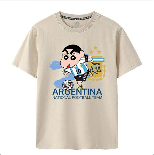 シンプル 男女兼用 着心地良い プリント Tシャツ F-13182