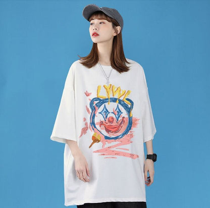 話題沸騰中   カジュアル 2色半袖Tシャツ＜F-8159＞
