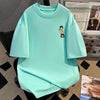 新商品 カジュアル 定番シンプル プリント 全6色 半袖TシャツF-8767