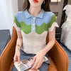 デザイン感   チャーミング Tシャツ カットソー＜F-3566＞