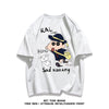 男女兼用 プリント 快適 半袖 Tシャツ F-13267