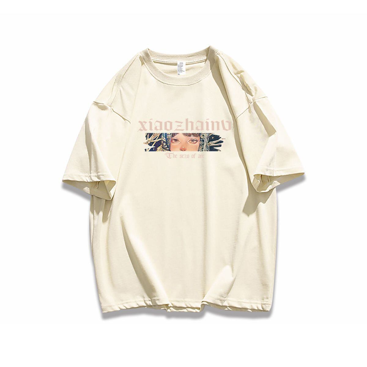 ポップなプリントが夏に映えるプリントTシャツ 半袖 全8色 Tシャツ F-9252