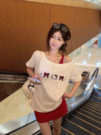 売れ筋 早い者勝ち 絶対流行 カジュアル Tシャツ<F-11405>