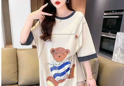 定番シンプル 好感度UP 海外トレンド カジュアル 全3色 半袖 Tシャツ ＜F-11490＞
