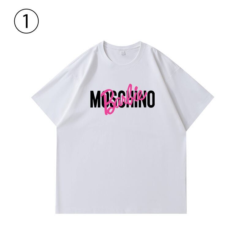 絶対流行 カジュアル 早い者勝ち ルーズ プリント全3色 2種選択可 男女兼用 半袖TシャツF-9030