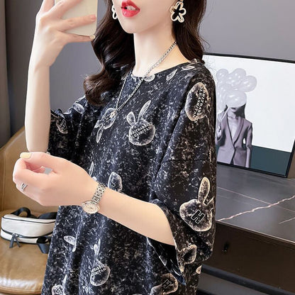 絶対欲しい 個性派 ファッション 上品 半袖シャツ<F-6641>