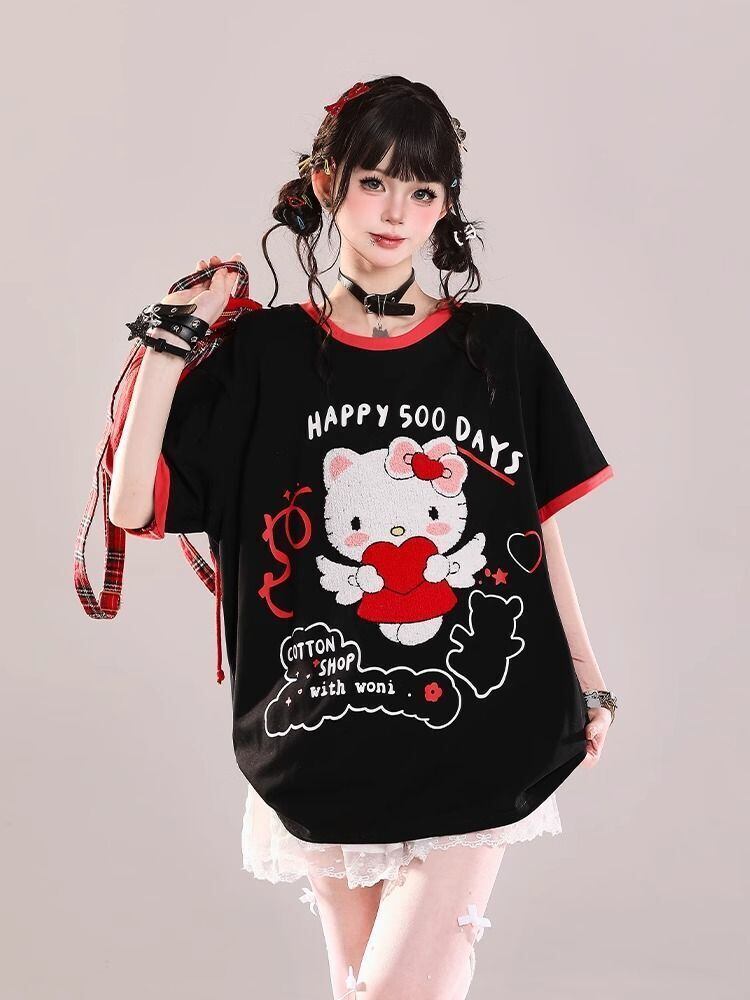 【人気急上昇中！】ファッション 絶対流行 売れ筋 早い者勝ち カジュアル 2色選択 Tシャツ<F-11223>