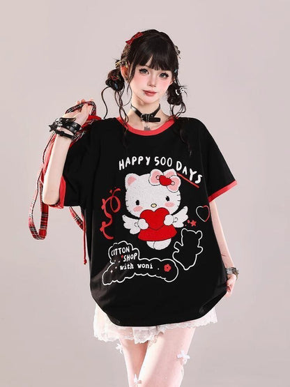 【人気急上昇中！】ファッション 絶対流行 売れ筋 早い者勝ち カジュアル 2色選択 Tシャツ<F-11223>