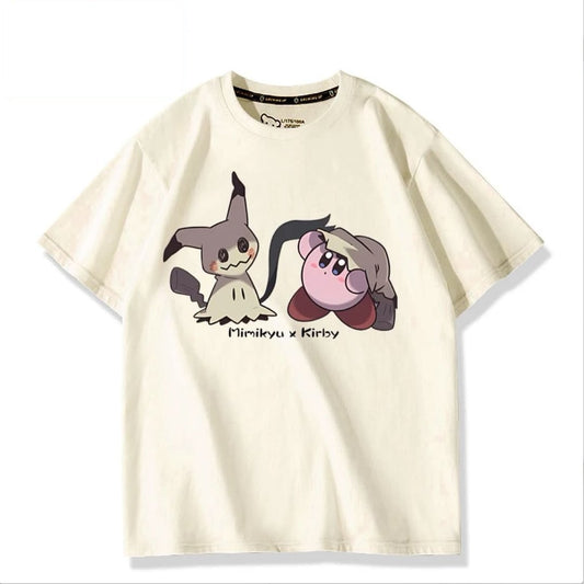 男女兼用 シンプル 着心地良い ゆったり Tシャツ F-13188