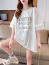美人度アップ カジュアル 好感度UP 全4色 半袖 Tシャツ ＜F-11048＞