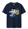 シンプル 男女兼用 着心地良い プリント Tシャツ F-13182