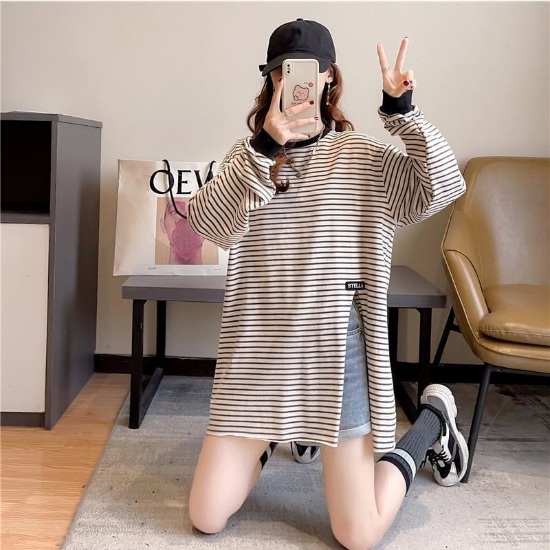 デザイン感   チャーミング Tシャツ カットソー＜F-3658＞