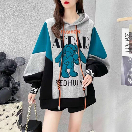 【裏起毛】 ファッション 超人気 個性派パーカーF-6370