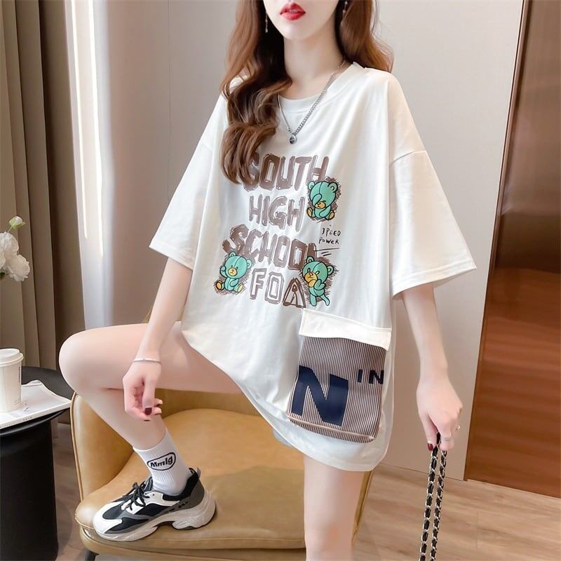 スタイリッシュ   一目惚れ Tシャツ カットソー＜F-3091＞