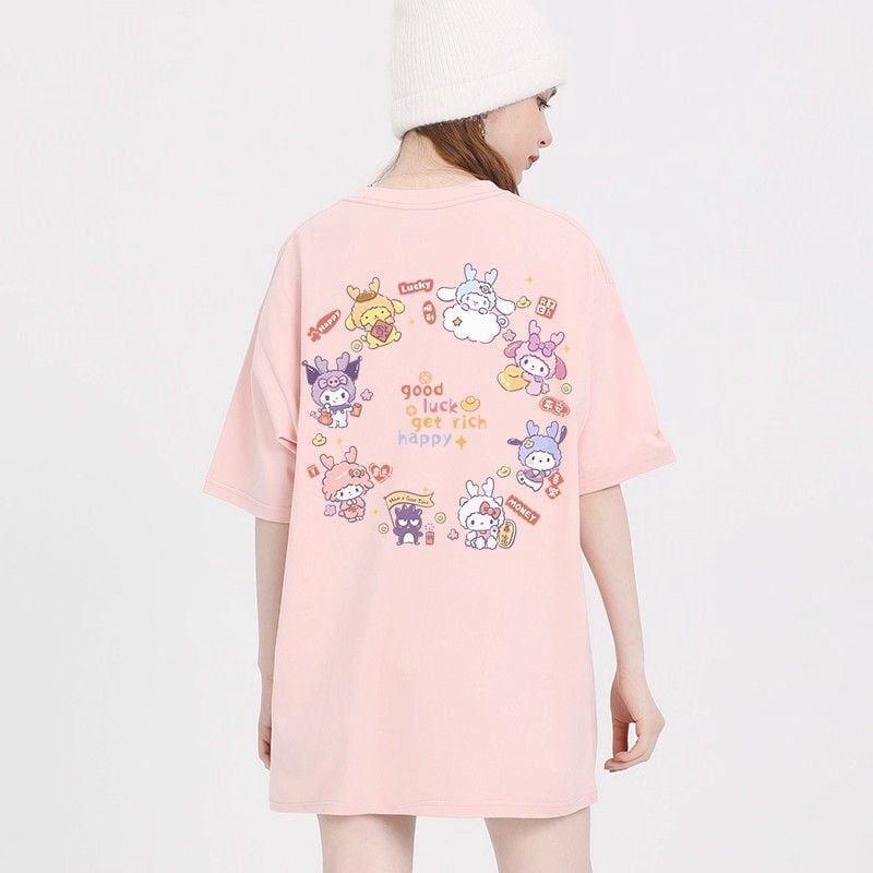 大人可愛い ゆったり カジュアル 大人気 半袖 Tシャツ F-13313