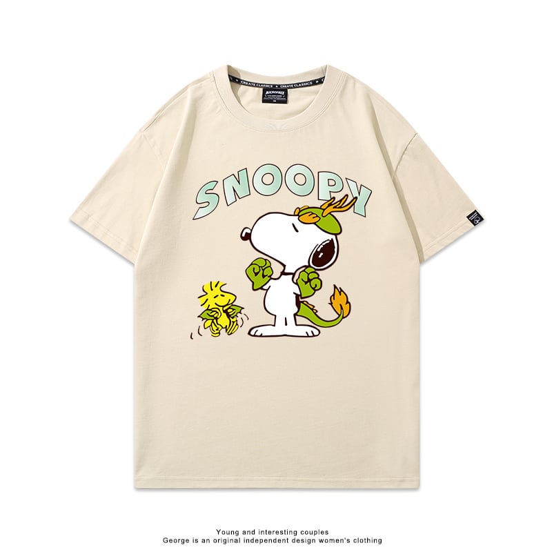 男女兼用 高品質 カジュアル プリント Tシャツ F-13336