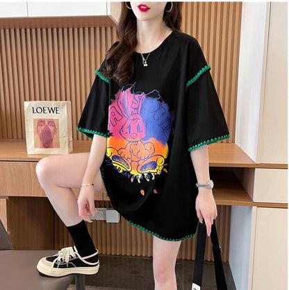 売り切れ必至 ファッション 着心地抜群 プリント 半袖 Tシャツ＜F-8336＞