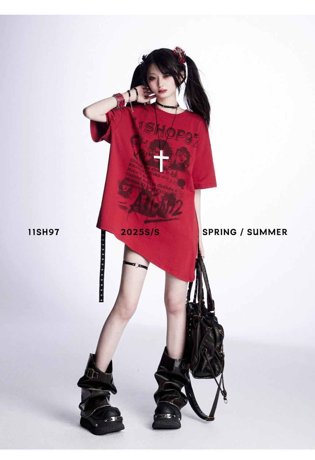 美人度アップ 絶対流行 売れ筋 早い者勝ち カジュアル 2色選択 Tシャツ<F-11522>