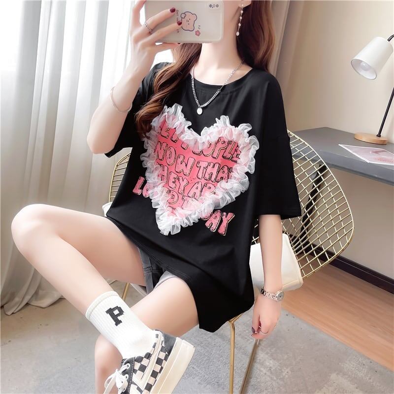 個性的なデザイン   今季大好評 Tシャツ カットソー＜F-3410＞