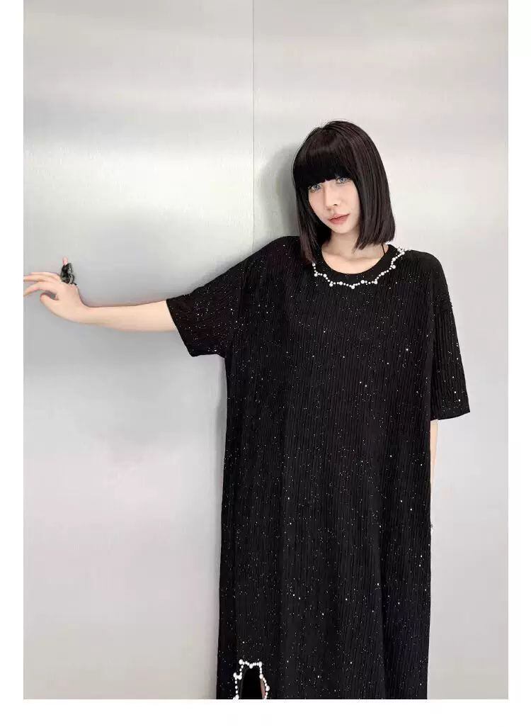 定番シンプル 大人可愛い 美人度アップ  カジュアル エレガント ワンピースisf-11070