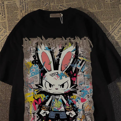 着回し力抜群 特別デザイン カジュアル プリント 全3色 半袖 Tシャツ F-8810