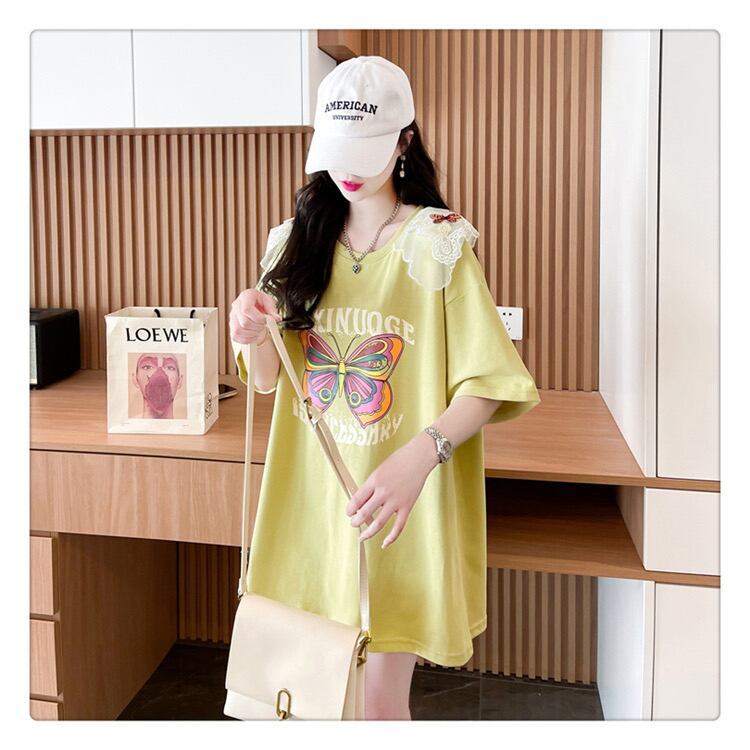 話題沸騰中 プリント ロゴ ゆったり 3色半袖Tシャツ＜F-8316＞