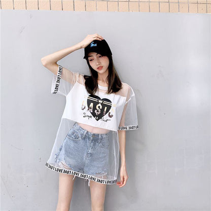 売り切れ必至   個性派 ゆったり半袖 Tシャツ全4色 ＜F-8157＞