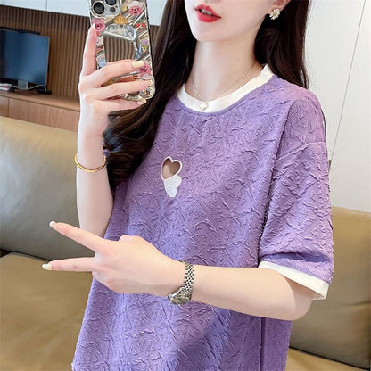 売り切れ必至 ファッション カジュアル 全3色 半袖Tシャツ<F-8507>