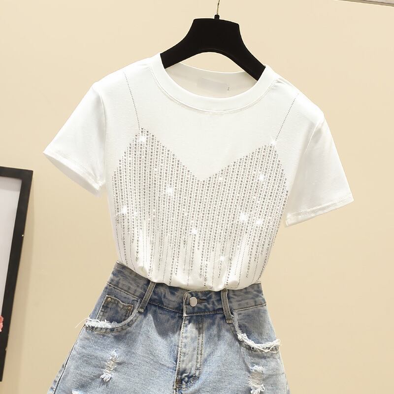 売り切れ必至 絶対流行 好感度UP 早い者勝ち カジュアル 2色選択 Tシャツ<F-11508>