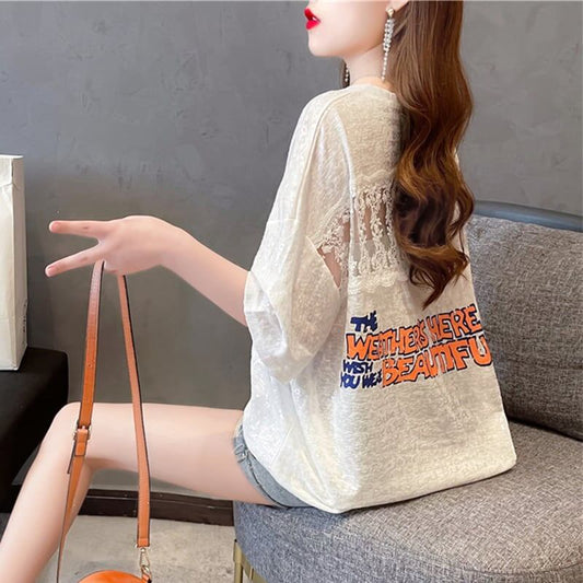 好感度満載   美感いっぱい Tシャツ カットソー＜F-3548＞