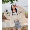 数量限定   美人度アップ 冷房対策 UVカット フード付き パーカー＜F-4975＞
