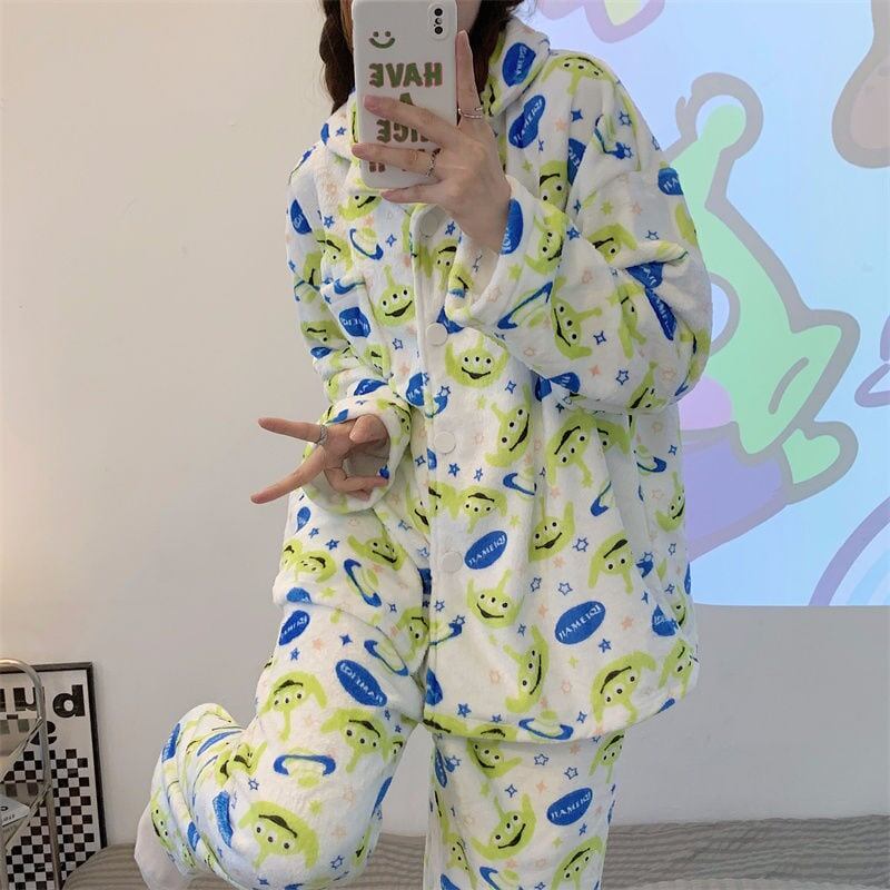 優しい雰囲気 パジャマ トップス+パンツセット ＜F-6012＞